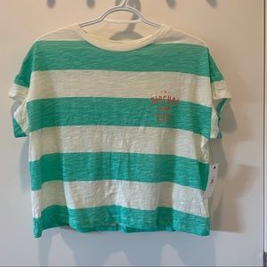 NWT frothing box tee, rip curl